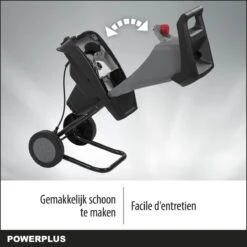 Powerplus POWEG5011 Elektrische Hakselaar Versnipperaar - 2400W - Max. Ø40mm - Incl. Duwstok, Wielen En 50L Opvangzak - Heggen, Bomen En Haag - Tuinonderhoud -Tuingereedschap Winkel 1200x1200 807