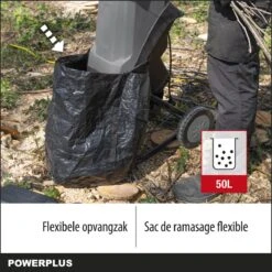 Powerplus POWEG5011 Elektrische Hakselaar Versnipperaar - 2400W - Max. Ø40mm - Incl. Duwstok, Wielen En 50L Opvangzak - Heggen, Bomen En Haag - Tuinonderhoud -Tuingereedschap Winkel 1200x1200 810
