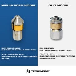 Techweise - Rioolslang Voor O.a. Kärcher - 15M - Met Roterende En Voorwaartse Kop -Tuingereedschap Winkel 1200x1200 891