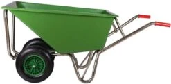 Kruiwagen Met Dubbel Luchtwiel Stal Eco Groen 160 Liter -Tuingereedschap Winkel 1200x586 1