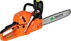 TIMBERPRO - Kettingzaag - 62 Cc - Benzine - Zwaardlengte 50 Cm - Met Transportzak - Met 2e Ketting -Tuingereedschap Winkel 1200x694