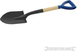 Silverline Mini Spade Met Ronde Kop En Houten Schacht - 70 Cm -Tuingereedschap Winkel 1200x794