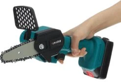 Merkloos Mini Accu Kettingzaag - 4 Inch Elektrische Boomzaag - Handkettingzaag - Met 2 Accu En 1 Oplader - Voor Tuinboom Ranch Bomen Snijden Hout- Blauw -Tuingereedschap Winkel 1200x815