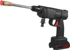 Merkloos Drillpro Elektrische Accu - Hogedrukreiniger - 30Bar - Multifunctioneel Mondstuk - Draagbaar Oplaadbaar Snoerloos - Zwart -Tuingereedschap Winkel 1200x855 1