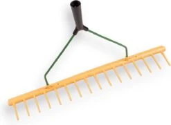 Excellent - Blad Hark - Polyhark Recht Rand - Tuin En Gazon Hark - Handhark - Grashark - Hark Zonder Steel - 16 Tanden - Rood - 65 CM -Tuingereedschap Winkel 1200x881