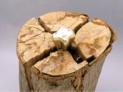 Steko Houtsplijter Voor Grote Blokken - Voor Aanmaakhout & Brandhout - Houtklover - Houtkliever - Splijtwig - Handmatig - Overal Te Gebruiken 1605 Gram - Metaal - Kloofwig - HOGE VOLUMEKORTING -Tuingereedschap Winkel 1200x901