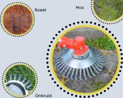 Merkloos Onkruidborstel Voor Bosmaaier | 200mm 20 Cm Staalborstel Nieuw | Universele Onkruidborstel 200 Mm - Onkruidverwijderaar - Voegenborstel - Grastrimmer -Tuingereedschap Winkel 1200x954 4