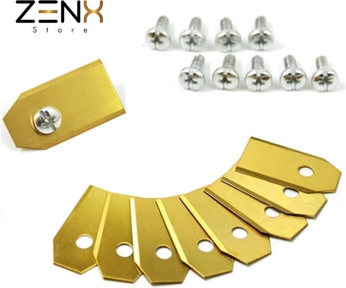 Titanium Robot Grasmaaier Mesjes Voor Husqvarna Automower, Gardena Robotmaaiers 4 Titanium Robot Grasmaaier Mesjes Voor Husqvarna Automower, Gardena Robotmaaiers - Afbeelding 4