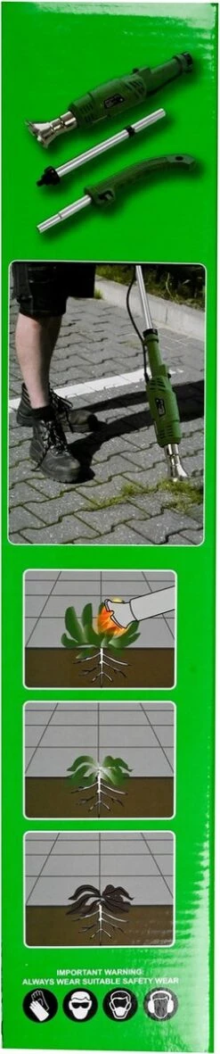 Hofftech Weed Burner Elektrische Onkruidbrander - 2000W - Max. 600 °C - BBQ Aansteker -Tuingereedschap Winkel 251x1200