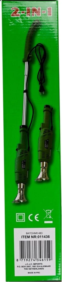 Hofftech Weed Burner Elektrische Onkruidbrander - 2000W - Max. 600 °C - BBQ Aansteker -Tuingereedschap Winkel 265x1200