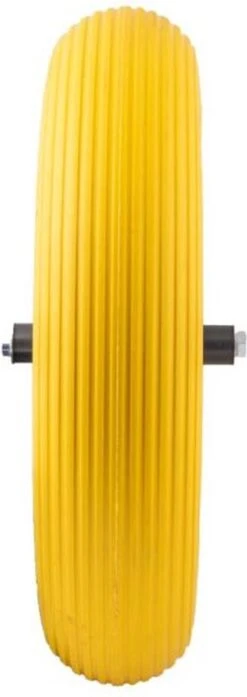 GARDENGEAR Kruiwagenwiel 4.00-8 Pu Plastic Geel -Tuingereedschap Winkel 425x1200