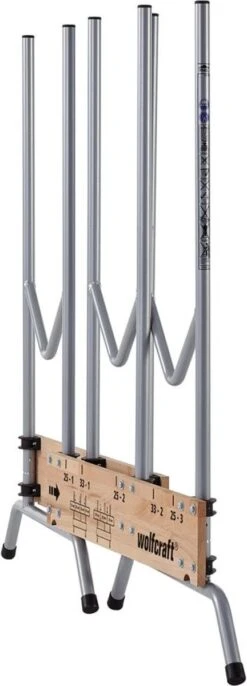Wolfcraft - Professionele Zaagbok - Voor Kettingzaag - Hout - Opbouwbare, Stabiele Zaagbok Voor Brandhout - 5121000 - 10 JAAR GARANTIE -Tuingereedschap Winkel 432x1200