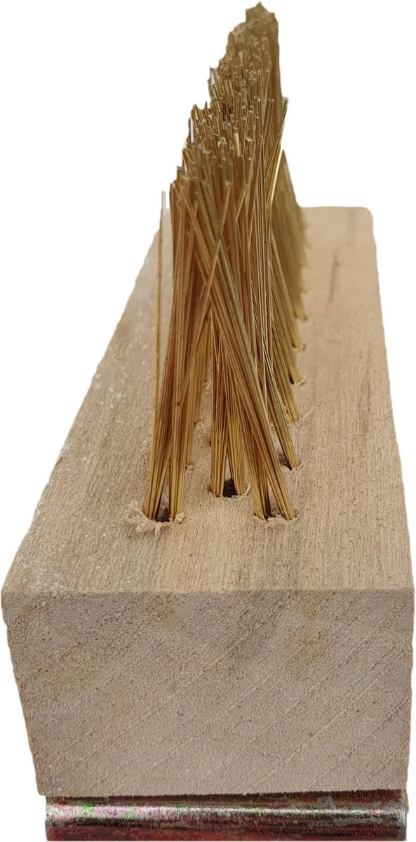 Benson Onkruidborstel - Voegenkrabber - Onkruidkrabber - Zonder Steel - Messing - Met Haak 2 Benson Onkruidborstel - Voegenkrabber - Onkruidkrabber - Zonder Steel - Messing - Met Haak - Afbeelding 2