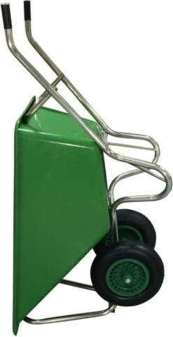 Kruiwagen Met Dubbel Luchtwiel Stal Eco Groen 160 Liter -Tuingereedschap Winkel 617x1200 1