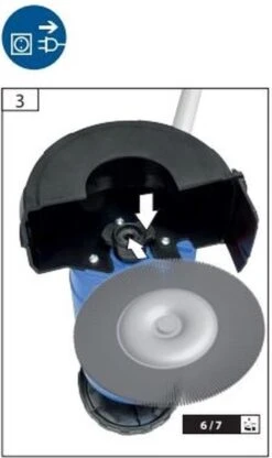 Borg Elektrische Onkruidborstel - 400 Watt - Inclusief 2 Borstels - -Tuingereedschap Winkel 713x1200 1