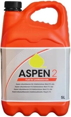Aspen 2 FRT 5 Liter Schone Alkylaatbenzine Voor Tweetaktmotoren -Tuingereedschap Winkel 729x1200