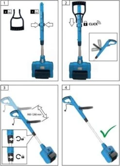Güde Elektrische Oppervlakte- En Voegenreiniger - MET Telescopische Stang & 4 Voegenborstels - GUB 500 -Tuingereedschap Winkel 868x1200 3