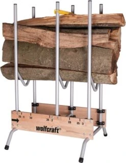 Wolfcraft - Professionele Zaagbok - Voor Kettingzaag - Hout - Opbouwbare, Stabiele Zaagbok Voor Brandhout - 5121000 - 10 JAAR GARANTIE -Tuingereedschap Winkel 933x1200