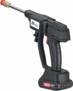 Merkloos Elektrische Accu-Hogedrukreiniger - 20Bar - Multifunctioneel Mondstuk - Draagbaar Oplaadbaar Snoerloos - Reinigingsspuitpistool - Met Rijke Accessoires - Voor Makita 18V-batterij - Voor Auto, Tuin, Terras, Raam (Zwart) -Tuingereedschap Winkel 958x1200