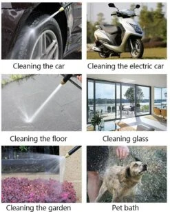 Merkloos Terrasreiniger - Hogedrukspuit - Ergonomisch - Compact - Draagbaar - Tuinslang - Schuimen -Tuingereedschap Winkel 966x1200